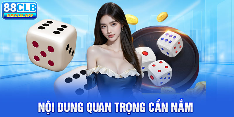 Nội dung quan trọng cần nắm